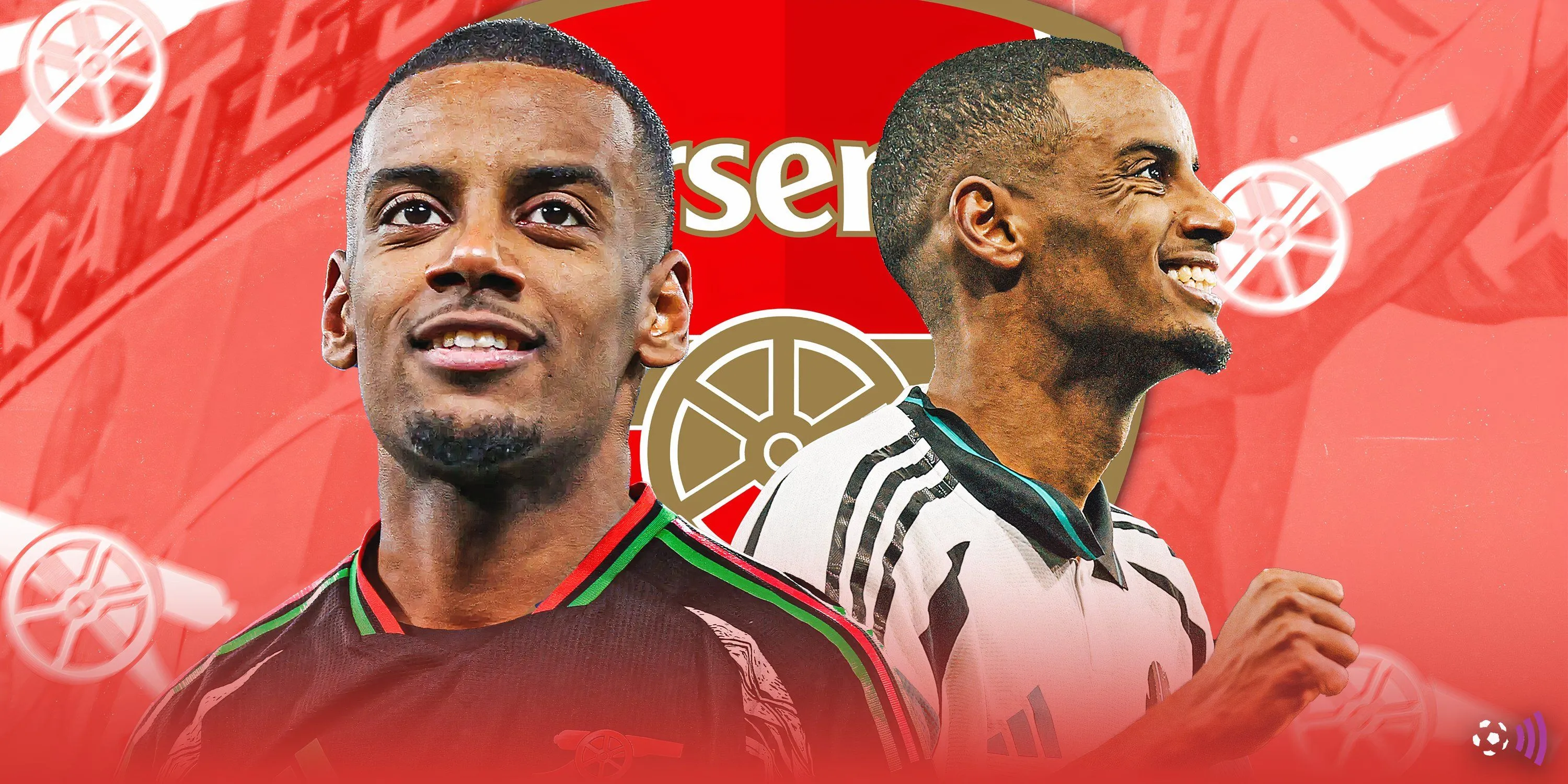 Alexander Isak tiền đạo của Newcastle được liên kết với Arsenal