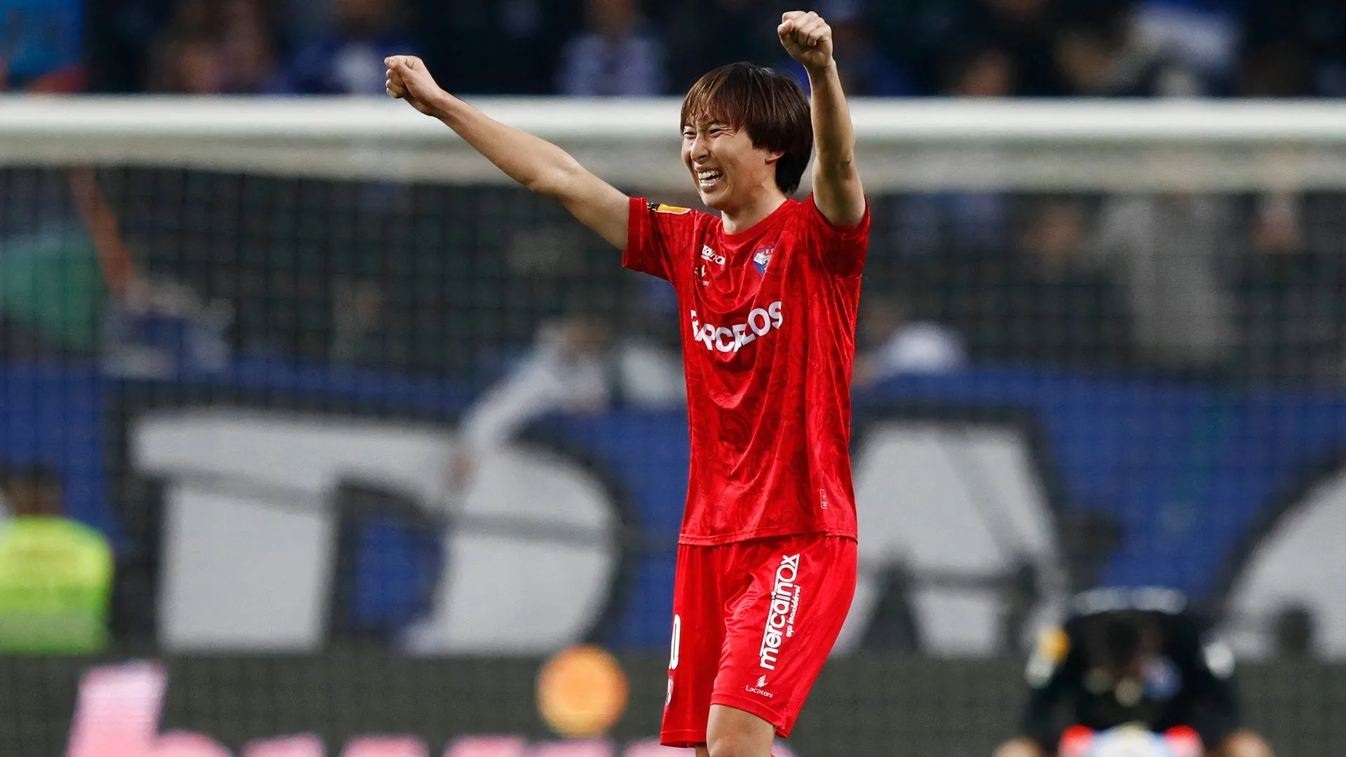 Kanya Fujimoto trong màu áo Gil Vicente tại giải VĐQG Bồ Đào Nha