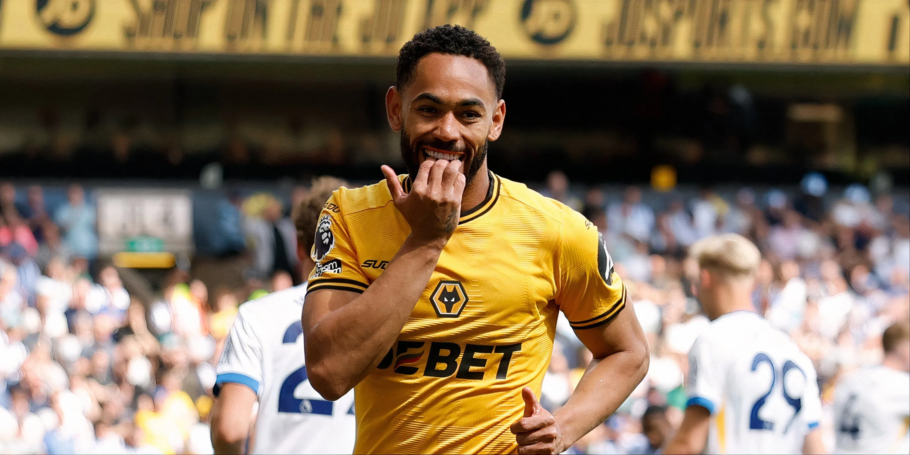 Tiền đạo Matheus Cunha trong màu áo Wolves, người có thể rời Molineux đến Manchester United