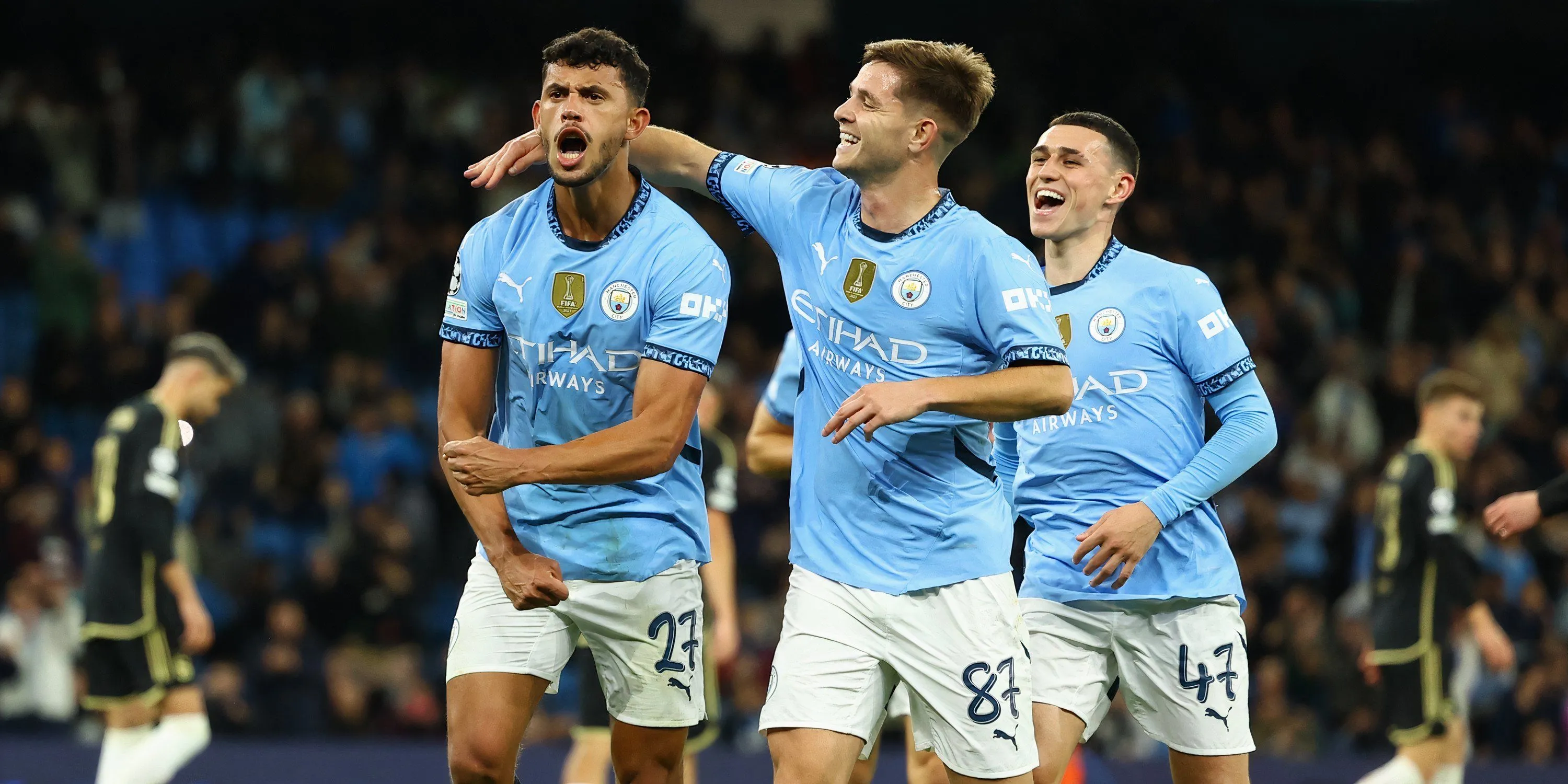 Tiền vệ James McAtee trong màu áo Man City, được HLV Pep Guardiola đánh giá cao về tài năng