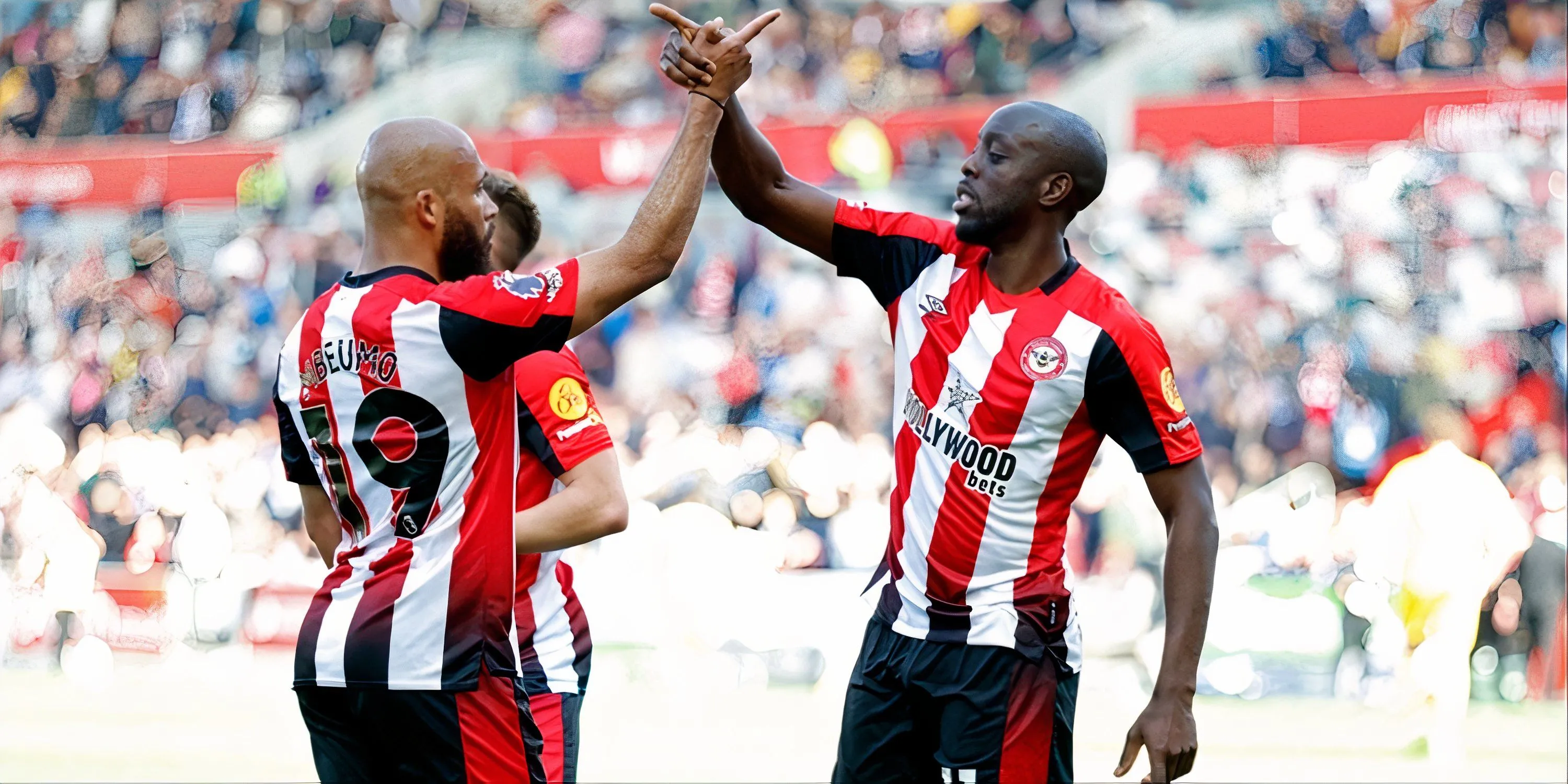 Bryan Mbeumo, tiền đạo được Manchester United quan tâm, trong màu áo Brentford
