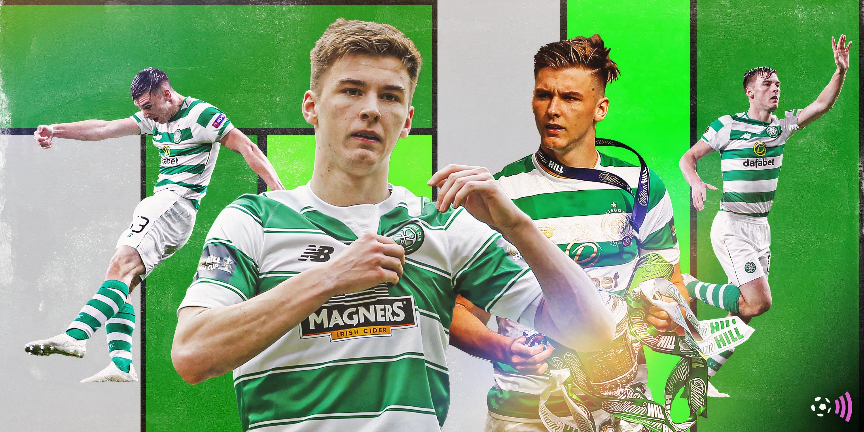 Kieran Tierney trở lại thi đấu trong màu áo Celtic