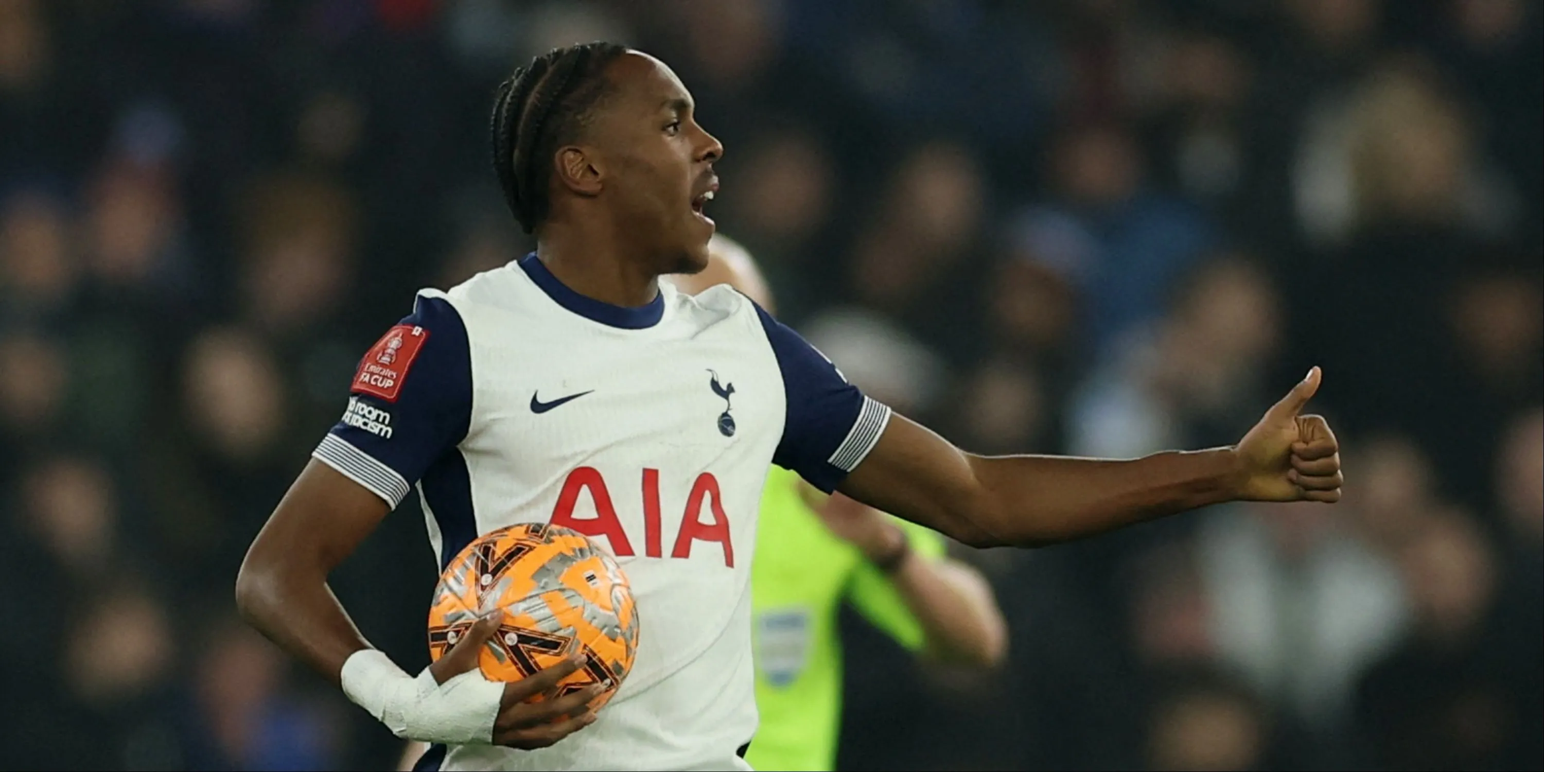 Mathys Tel, cầu thủ được Thomas Frank đánh giá cao tại Tottenham