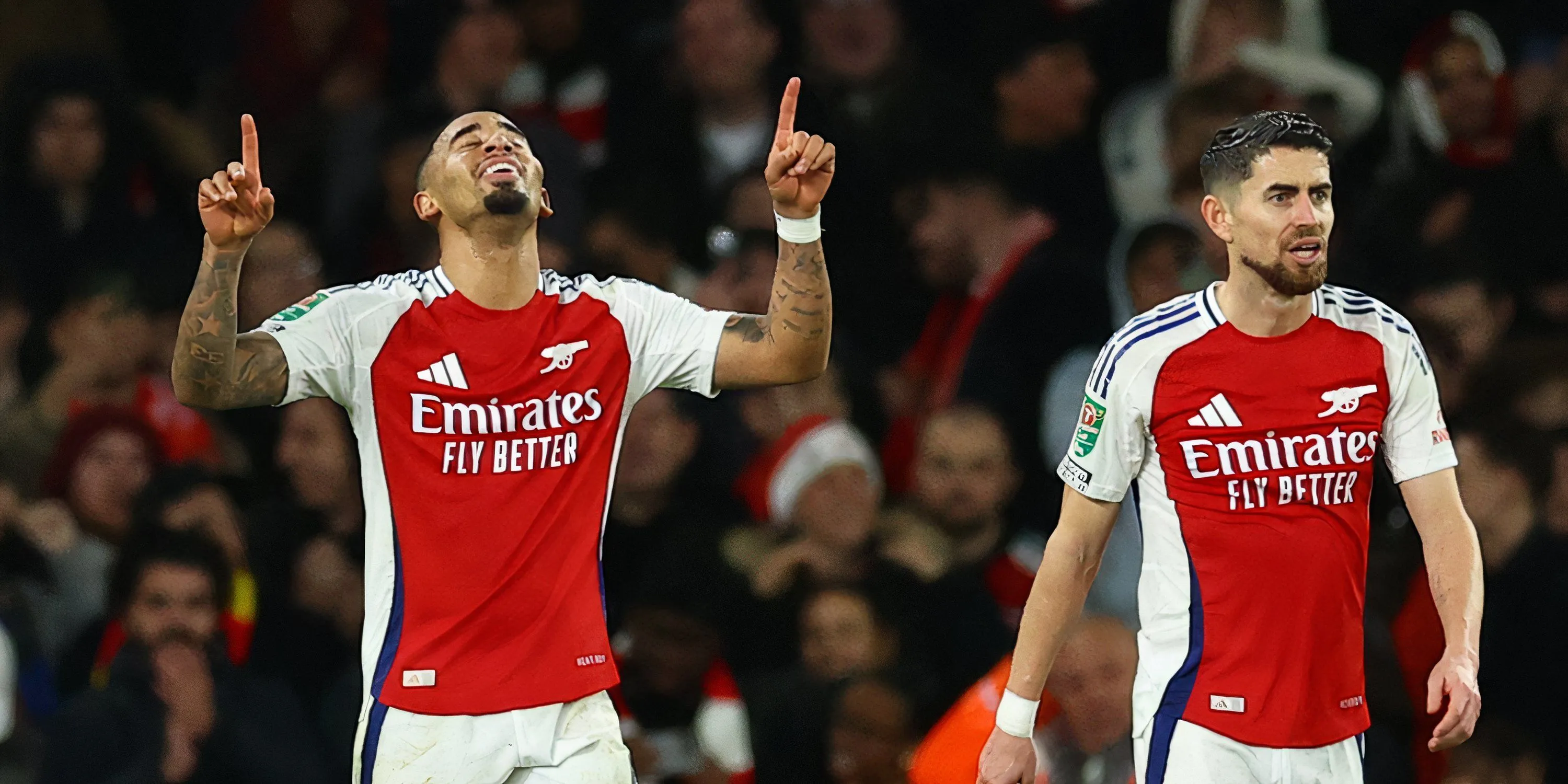 Tiền đạo Gabriel Jesus trong màu áo Arsenal