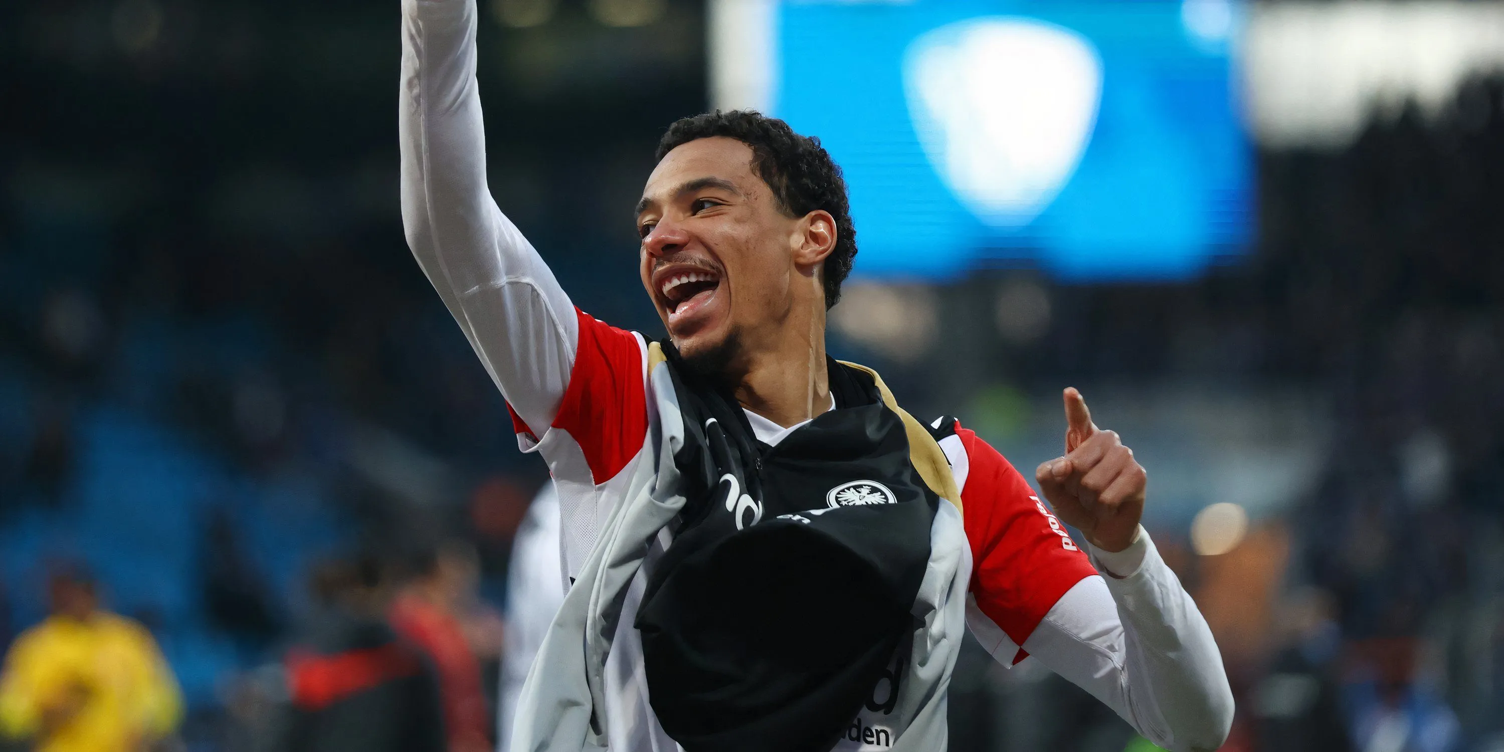 Tiền đạo Hugo Ekitike của Eintracht Frankfurt
