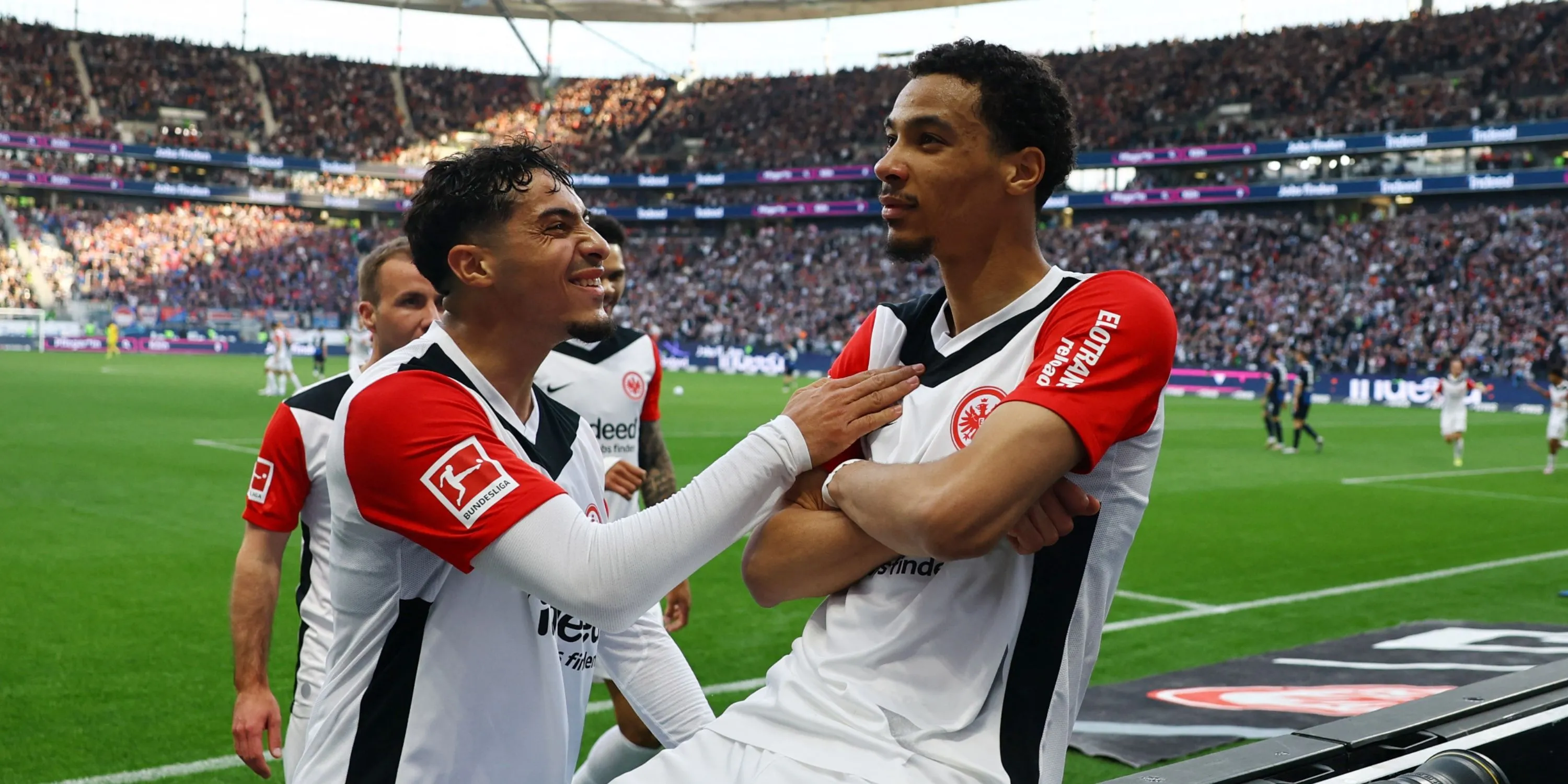 Tiền đạo Hugo Ekitiké trong màu áo Eintracht Frankfurt tại Bundesliga