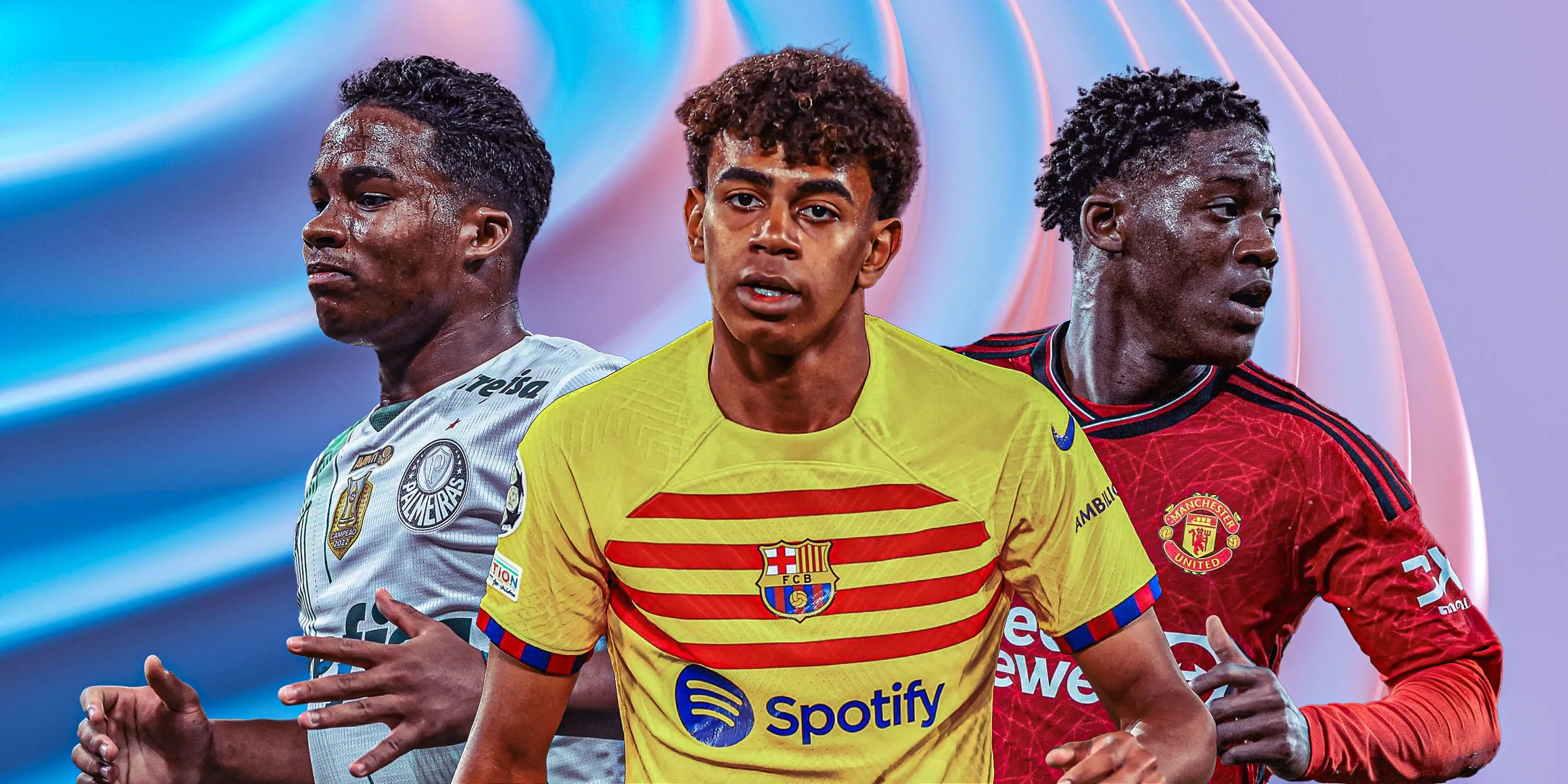 Cận cảnh trái bóng trong trận đấu có sự góp mặt của các tài năng trẻ Barcelona
