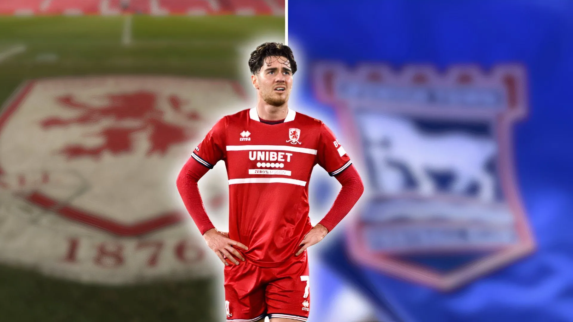 Hayden Hackney trong màu áo Middlesbrough, mục tiêu chuyển nhượng của Ipswich Town và các CLB Ngoại hạng Anh