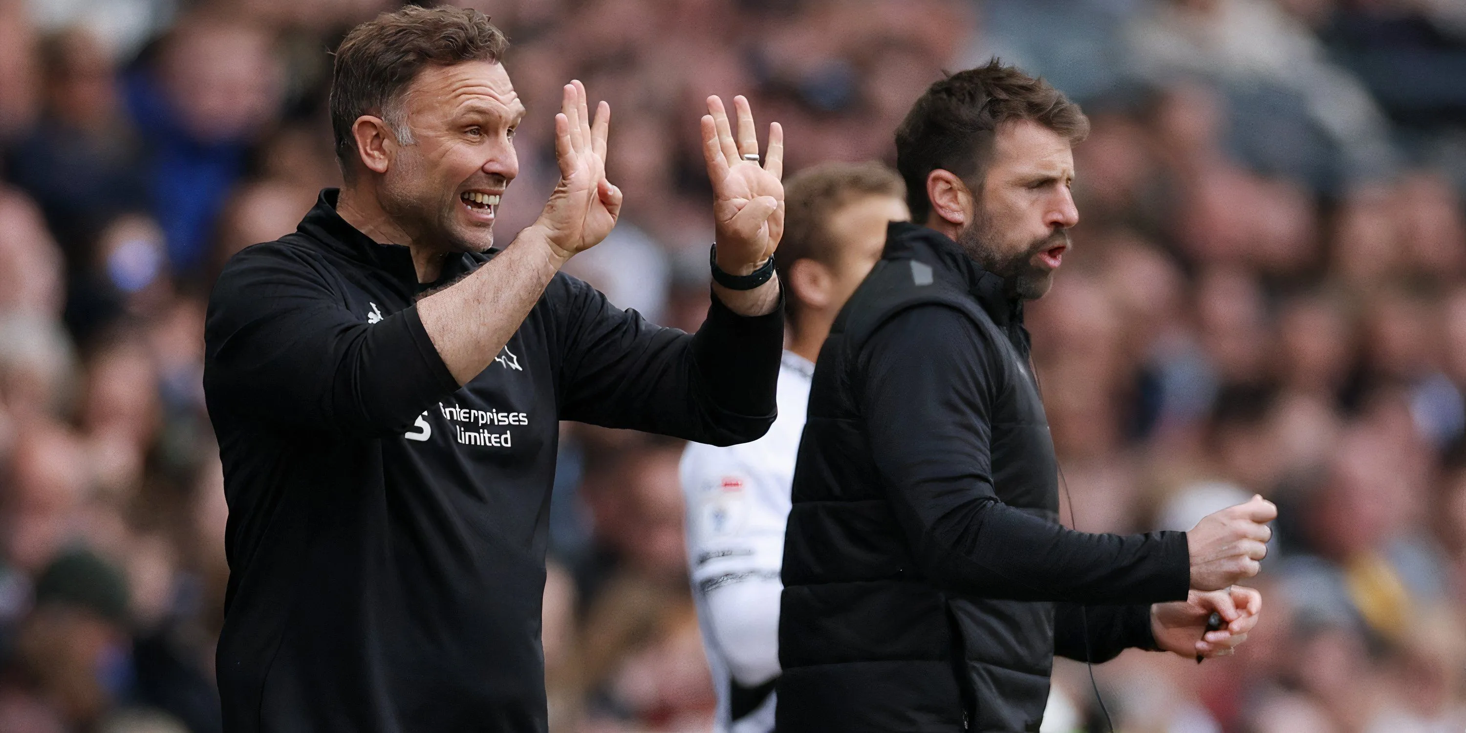Huấn luyện viên John Eustace của Derby County