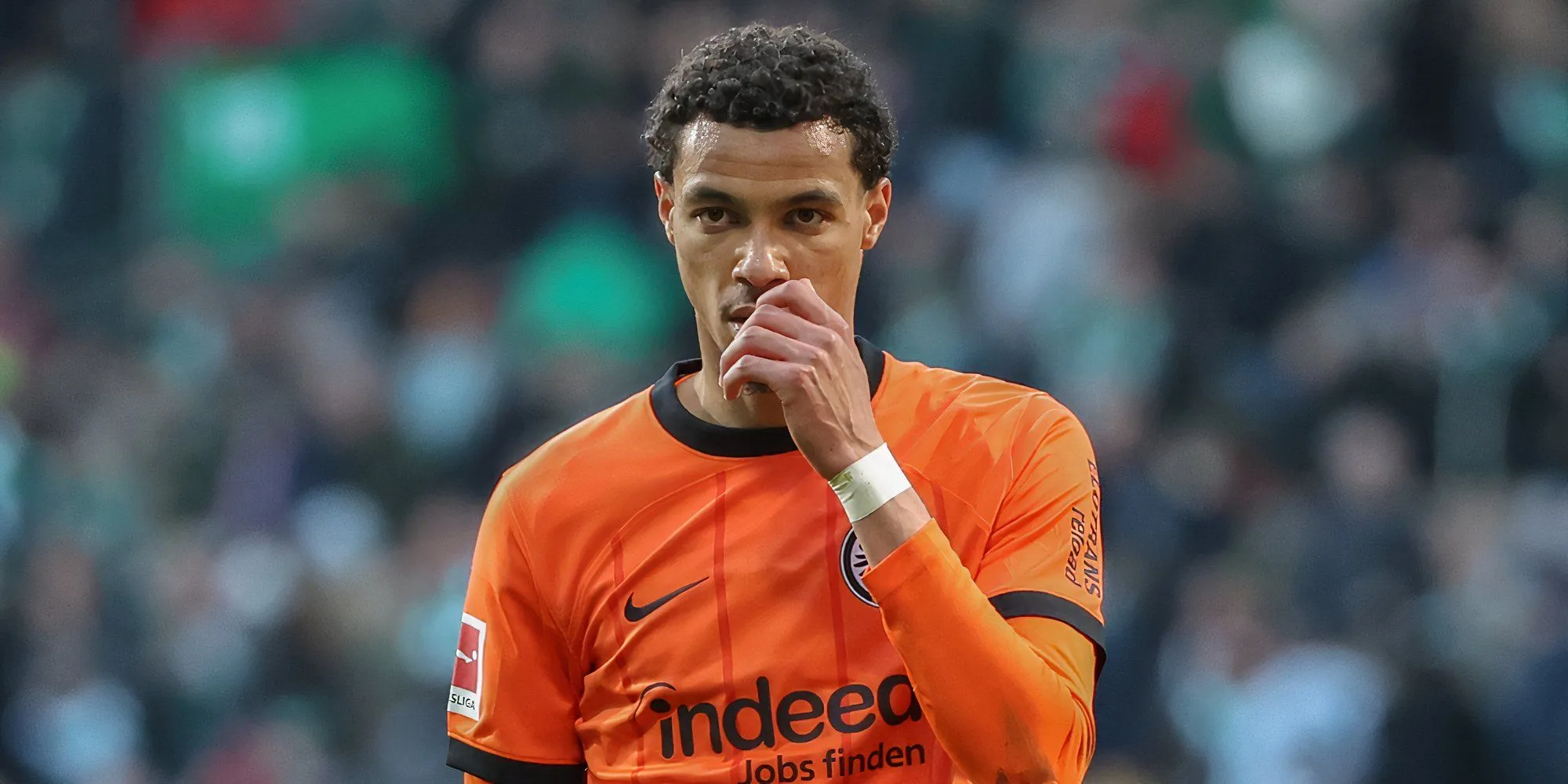 Hugo Ekitike, tiền đạo của Eintracht Frankfurt, mục tiêu chuyển nhượng của Manchester United và Newcastle United.