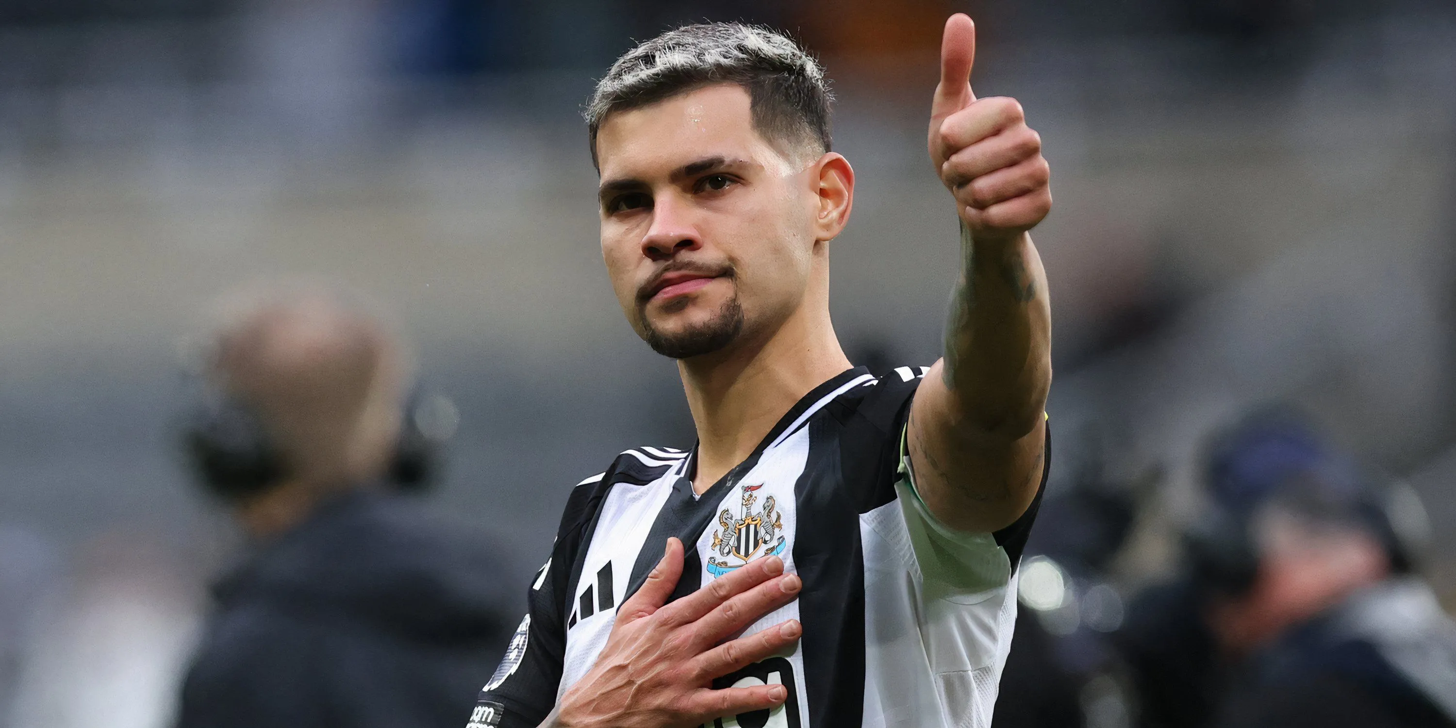 Tiền vệ Bruno Guimaraes của Newcastle United trong trận đấu, hình ảnh cầu thủ chủ chốt Newcastle