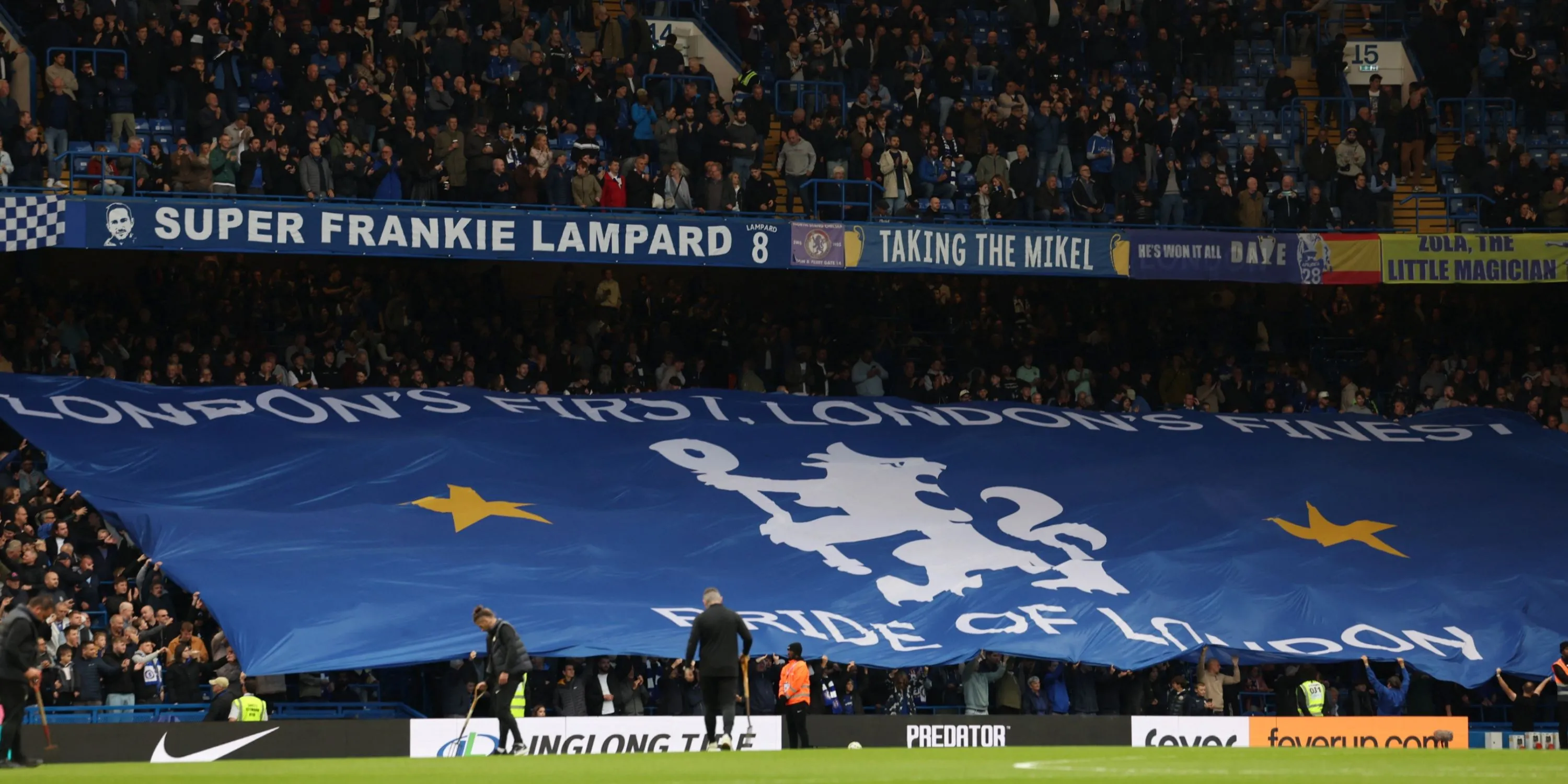 Toàn cảnh sân Stamford Bridge, nơi Chelsea chuẩn bị cho kỳ chuyển nhượng mùa hè
