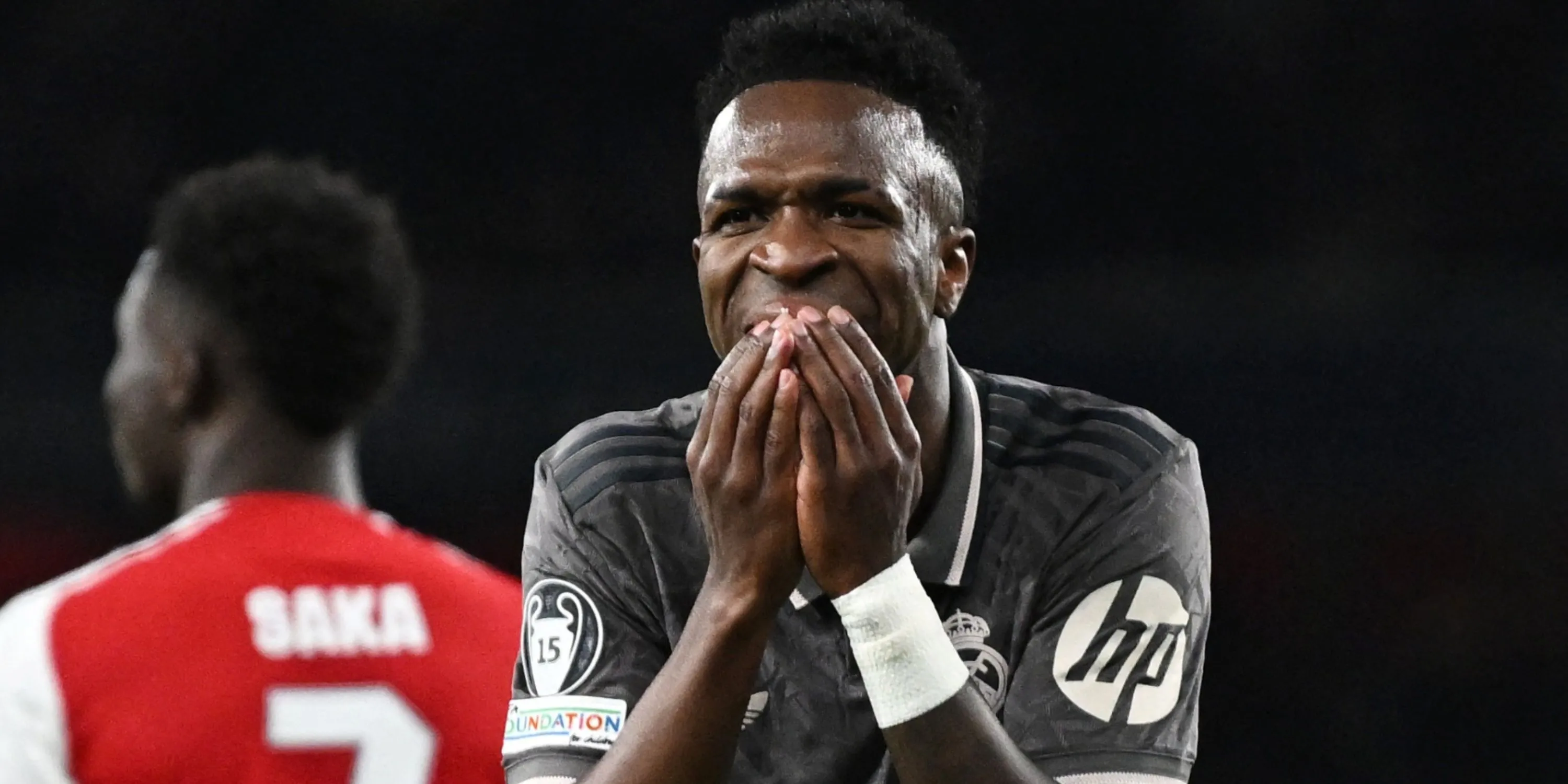 Vinicius Junior trong màu áo Real Madrid, ngôi sao tấn công mà Liverpool khao khát chiêu mộ