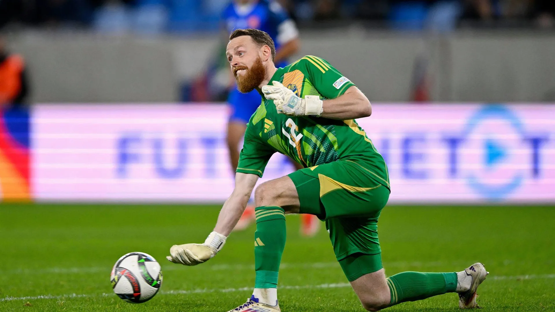 Viktor Johansson trong màu áo Stoke City, người gác đền quan trọng cho tương lai của đội bóng