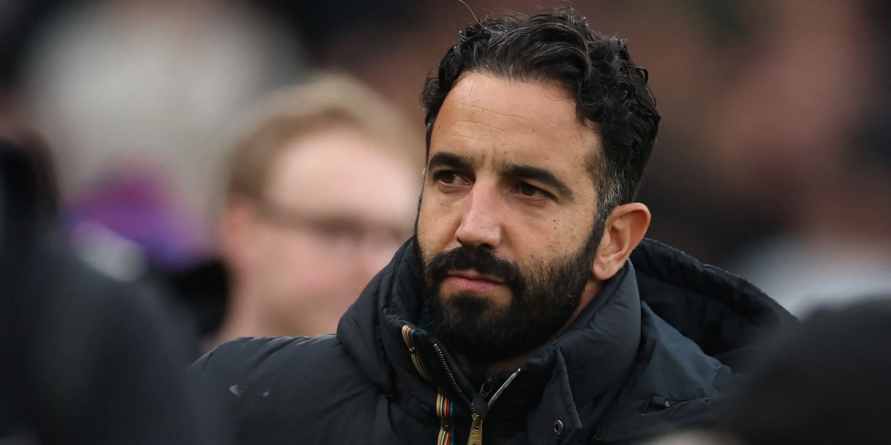 Huấn luyện viên Manchester United Ruben Amorim trước trận đấu