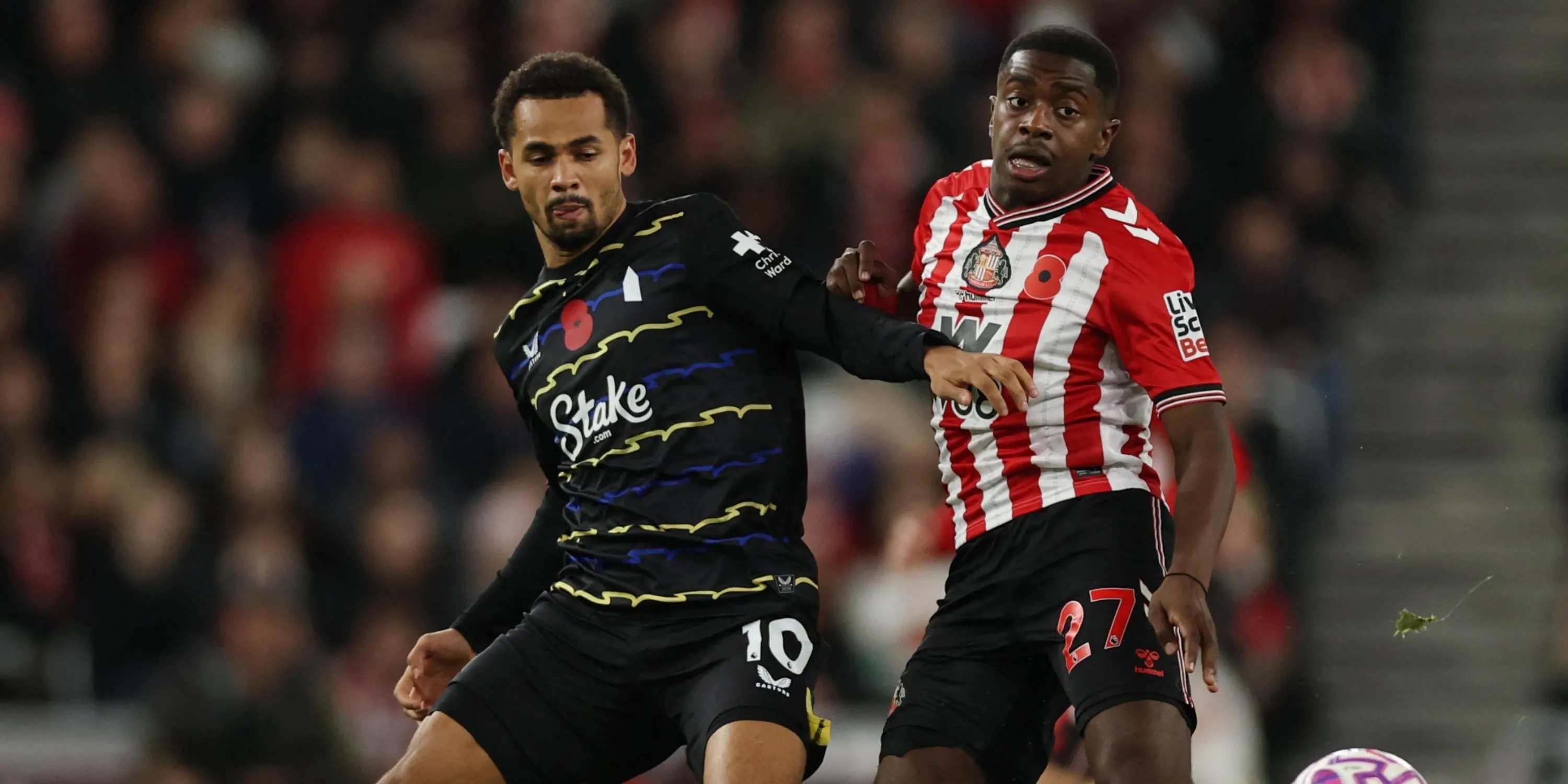 Iliman Ndiaye ghi bàn mở tỷ số cho Everton nhưng hàng công của họ vẫn thiếu sức uy hiếp