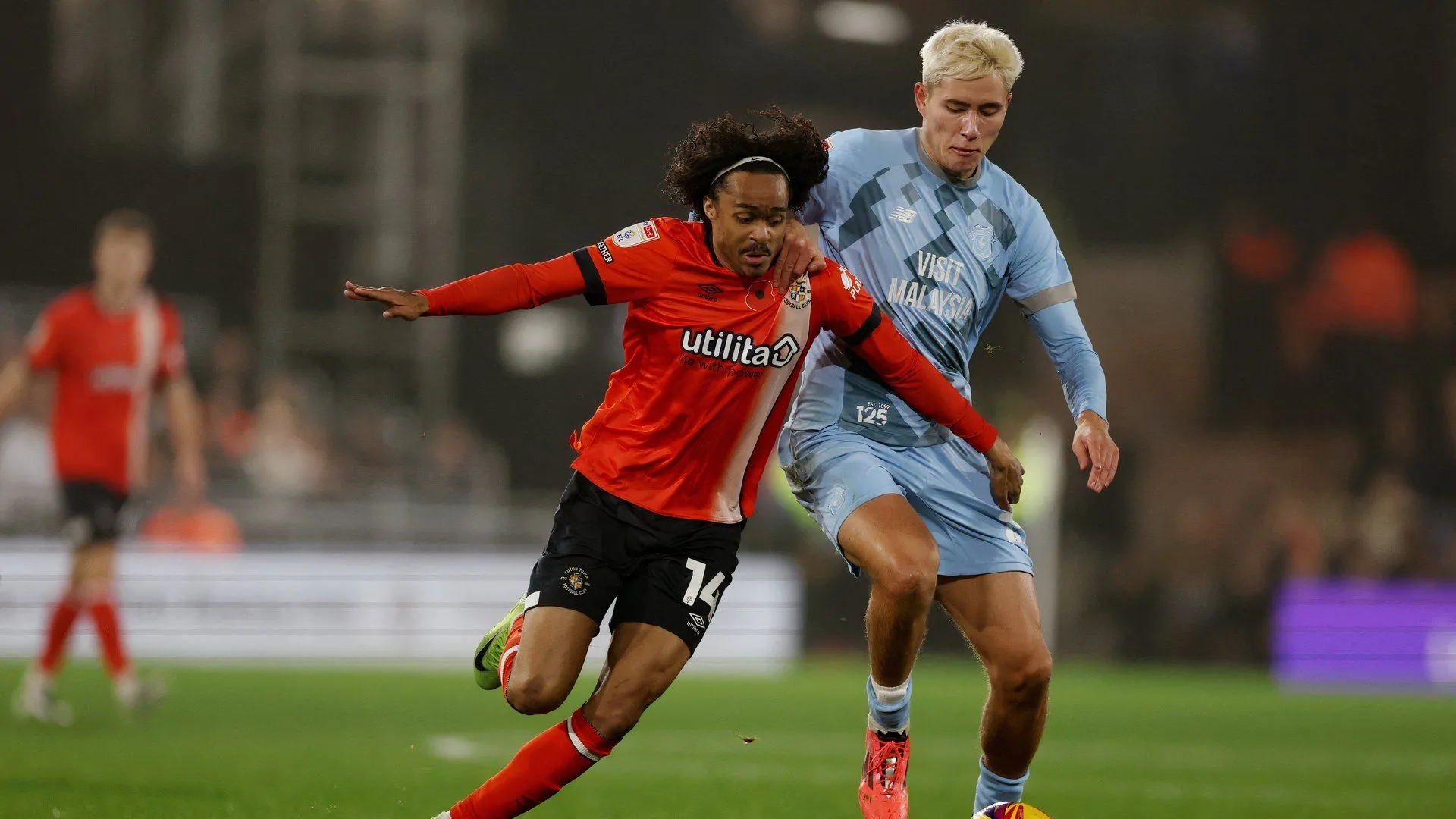 Rubin Colwill trong màu áo Cardiff City